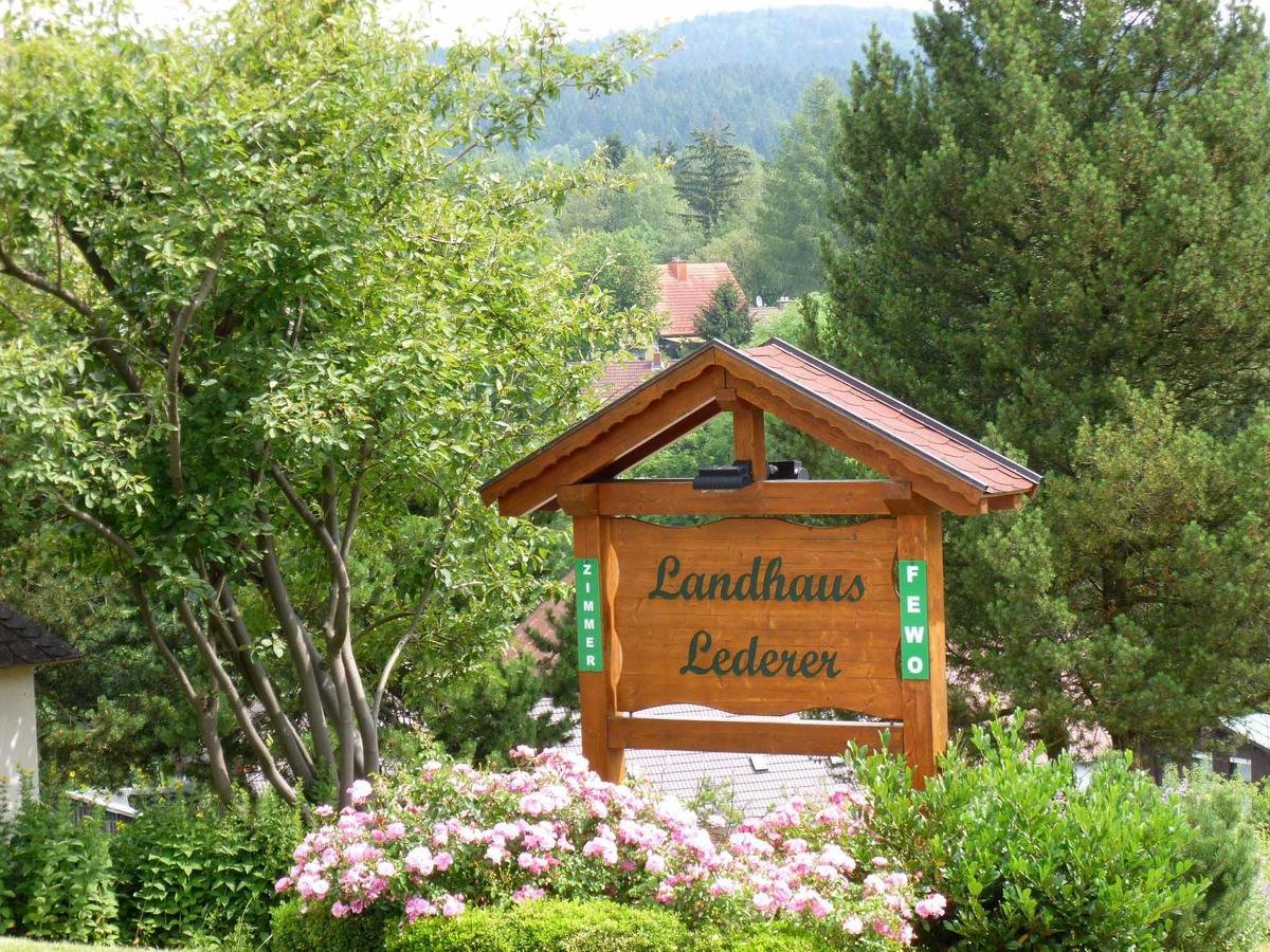 Landhaus Lederer Bischofsgrün Kültér fotó